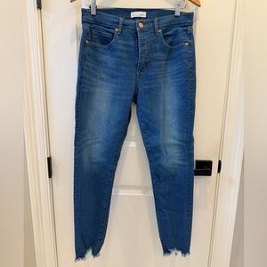 LOFT Women's Classic Blue Skinny Jeans